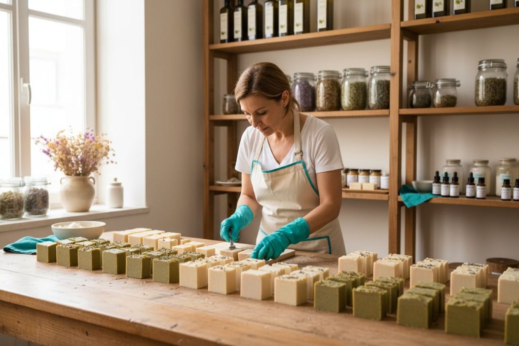 natural soap making