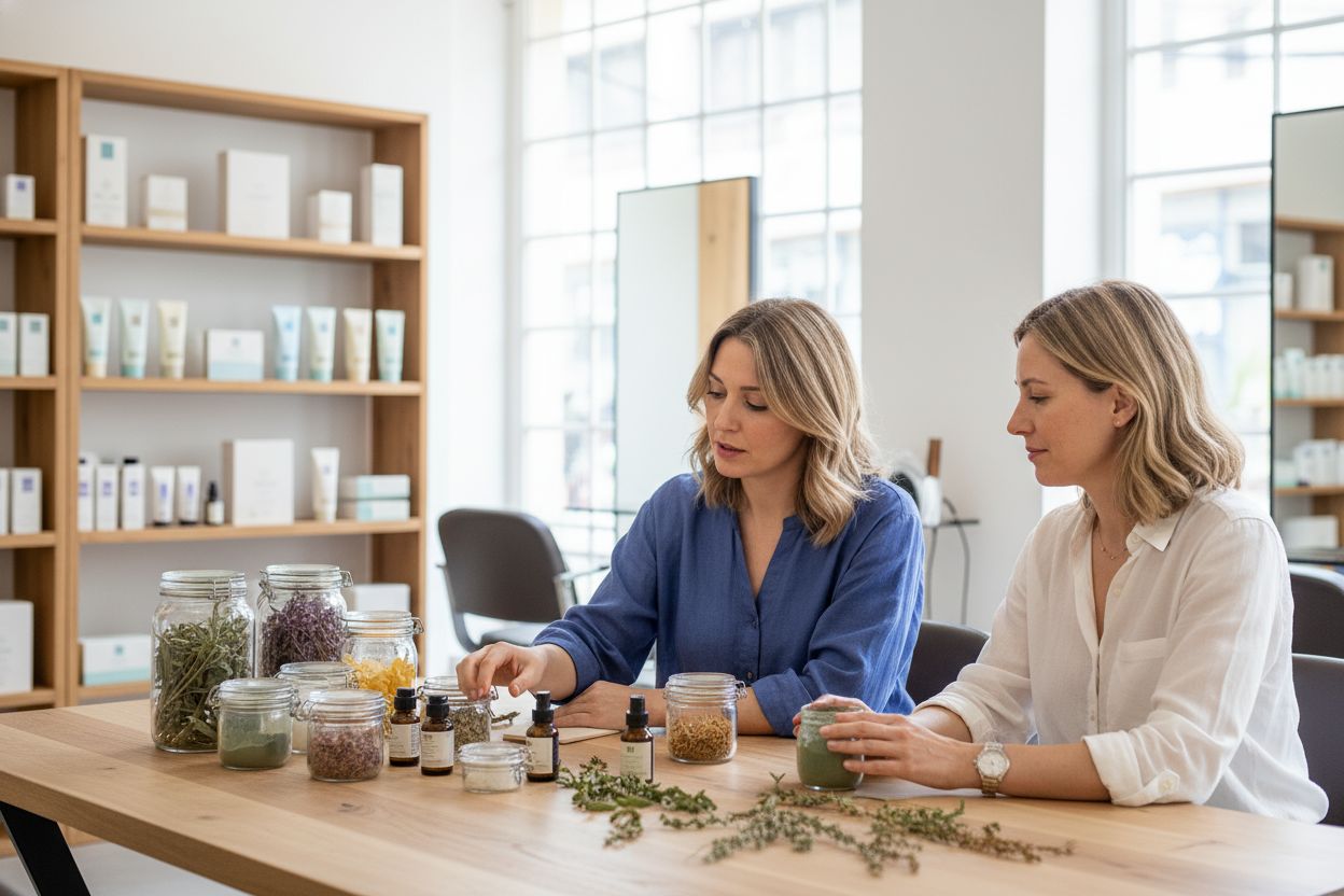 φυσικά προϊόντα μαλλιών κομμωτήριο