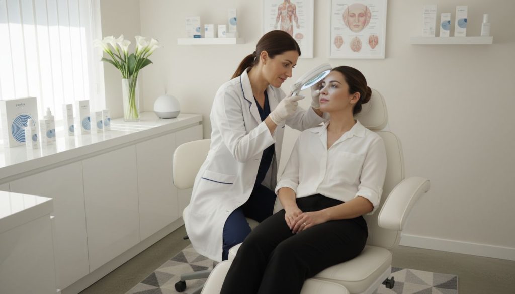 dermatologist eye cream consultation