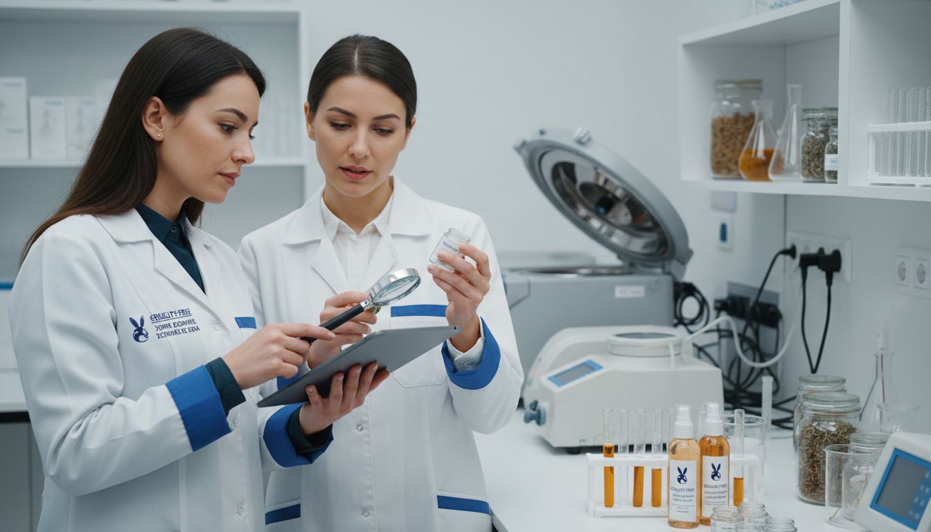 cruelty-free cosmetics lab