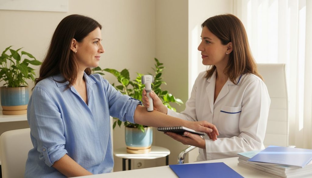 εξέταση δέρματος ιατρείο